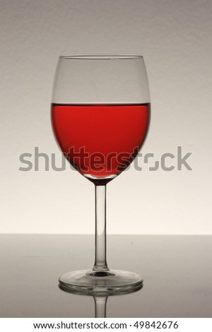 wine glasses filled with red wine