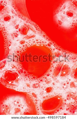 soap bubbles background - abstract texture on the water
