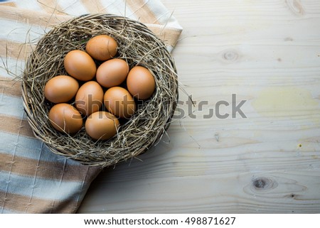 eggs and kitchenware
