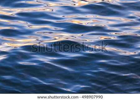 Water Waves gold Surface as Background