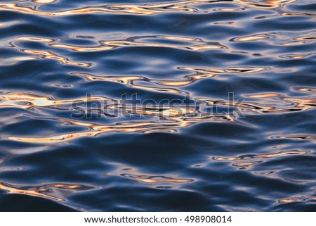 Water Waves gold Surface as Background