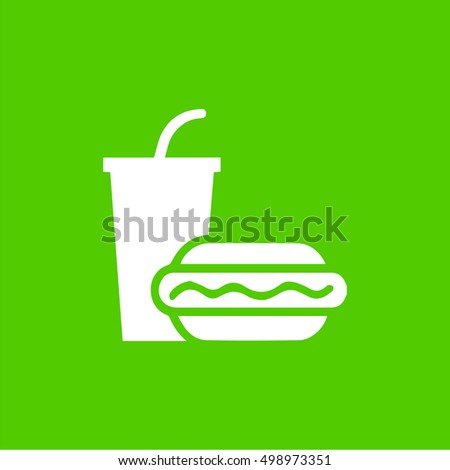 hamburger and fries icon