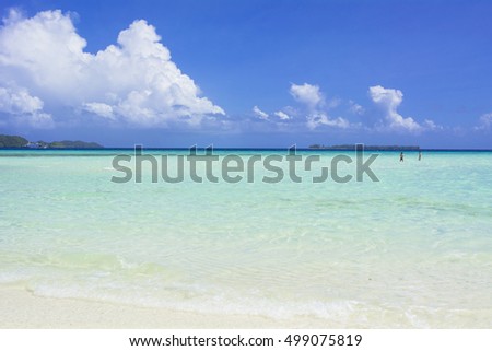 coral beach in rock island