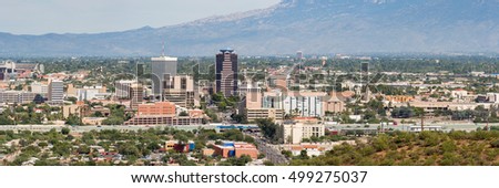 Tucson Arizona Skyline Royalty-Free Stock Photo #499275037