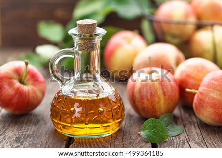 apple cider vinegar Royalty-Free Stock Photo #499364185