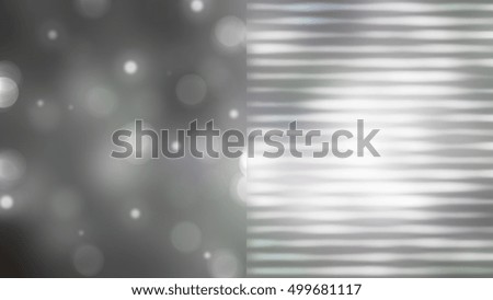 Bokeh light, shimmering blur spot lights on blue and silver. illustration digital.