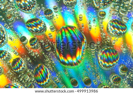 colorful droplet