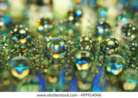 colorful droplet