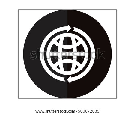 black earth business company office corporate image vector icon logo