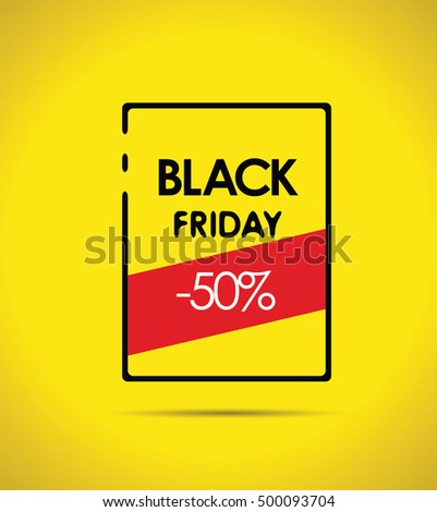 Black Friday simple background template