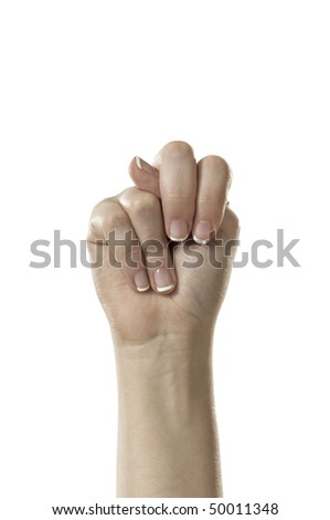 Finger Spelling the Alphabet in American Sign Language (ASL). The Letter N