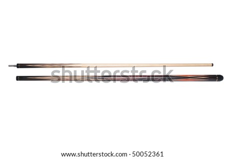 POOL CUES Royalty-Free Stock Photo #50052361
