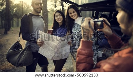 Group of People Traveling Concept