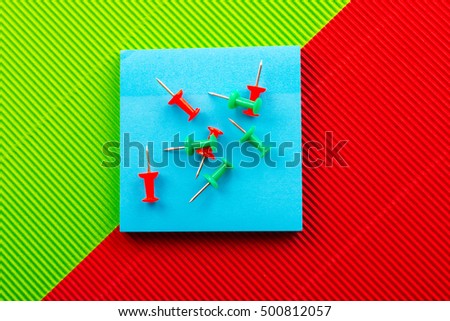 Stationery on an abstract background.