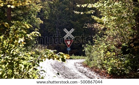 Railway Crossing, Dog River, Northfield Falls, Vermont