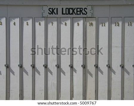 ski lockers