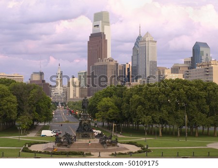 Philadelphia skyline, Pennsylvania