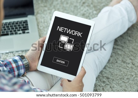 TECHNOLOGY COMPUTER NETWORK CONCEPT