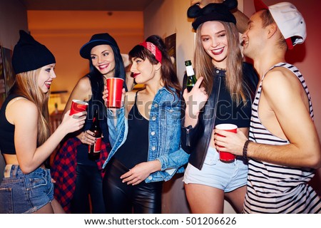 Awesome House Party Royalty-Free Stock Photo #501206626