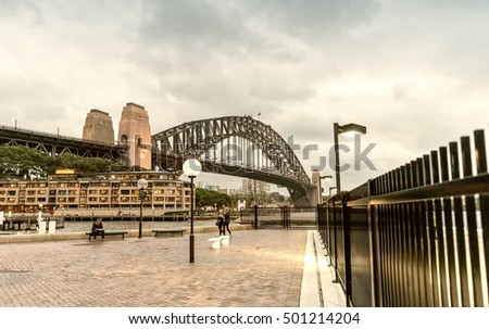 Sydney Harbour Bridge from Circular Quay.