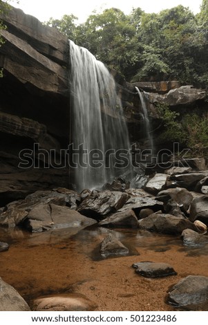 Thung Na Muang Waterfall , Ubon Ratchathani in Thailand