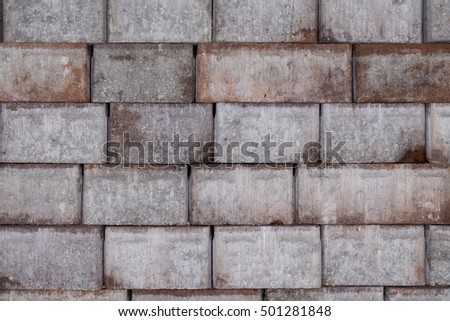 colored bricks as the background texture