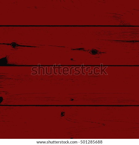 Wooden Planks distress red painted texture for your design. EPS10 vector. 