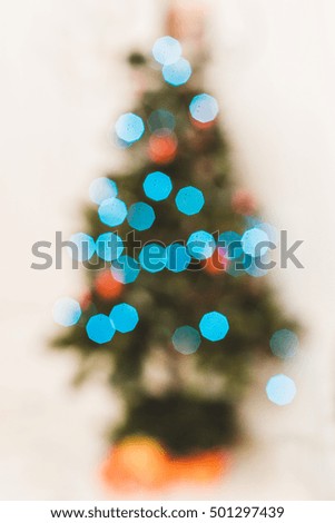 Bright Christmas background lights