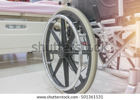 wheelchair  in hospital