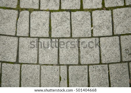 A whole page of cobbled pavement background texture