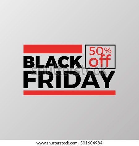 Black friday background with text, Vector illustration