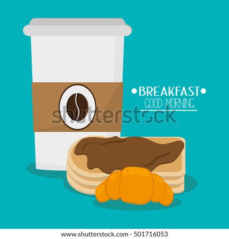 Pancakes and breakfast design