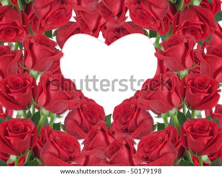 Roses and heart