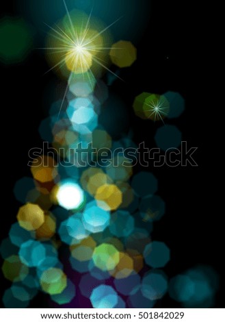 lighting christmas tree