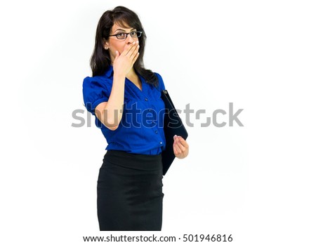 female woman model isolated white background
