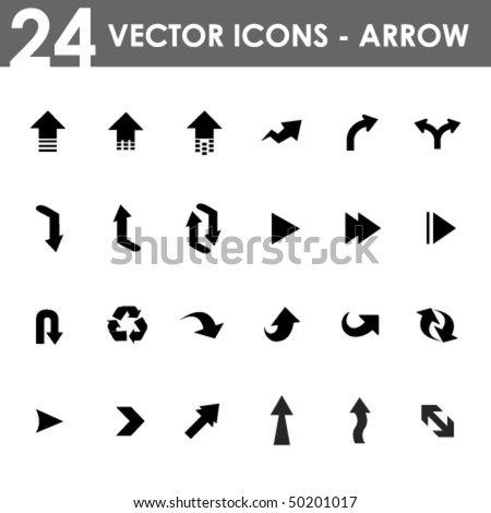24 arrow icons