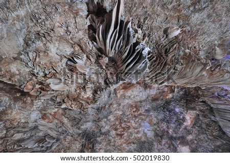 abstract cave wall 