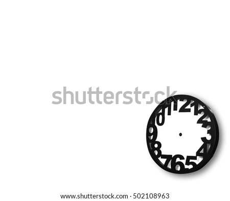 watch isolated on white background with clipping path.