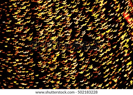 Abstract Light bats Bokeh for Halloween background.