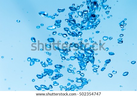 Water air bubbles natural background