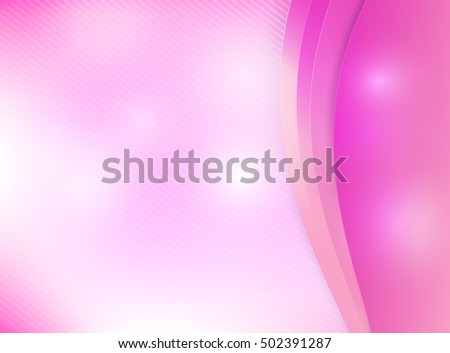 Abstract background pink curve and layed element vector illustration