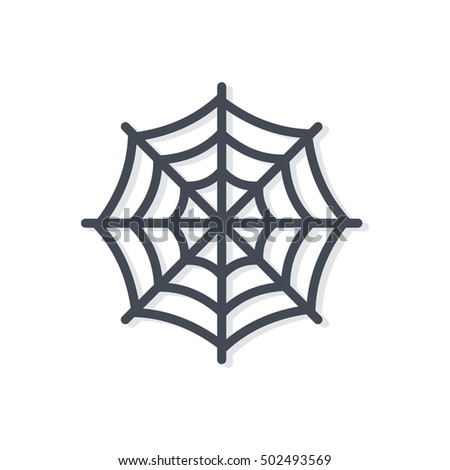 Web Net Icon Halloween Colored