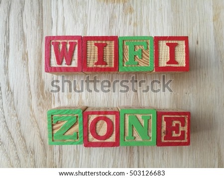wifi zone written