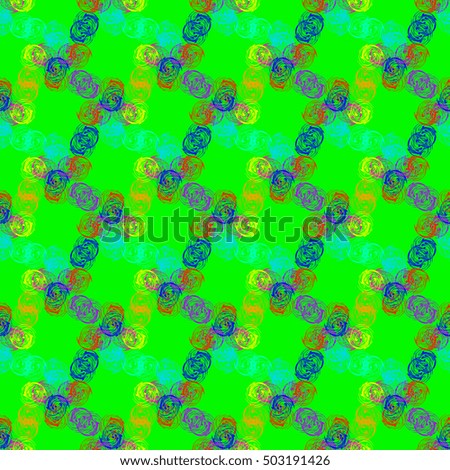 Abstract geometric colorful seamless pattern for background. Decorative backdrop can be used for wallpaper, pattern fills, web page background, surface textures.