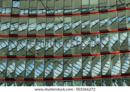 Picture of a glass facade taken in Berlin