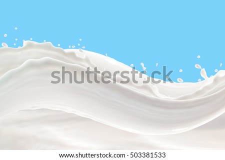 Milk Splash On blue background

 Royalty-Free Stock Photo #503381533