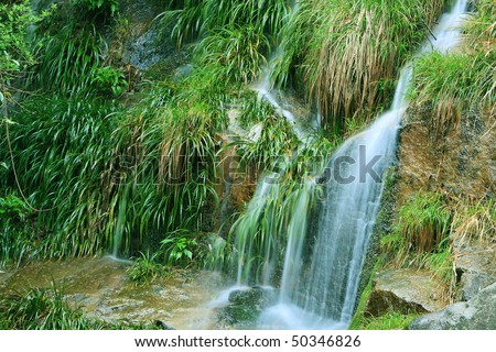 water fall of a creek