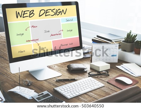 Web Design Website Content Concept