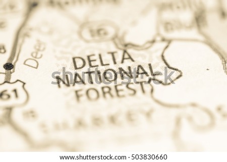 Delta National Forest. Mississippi. USA
