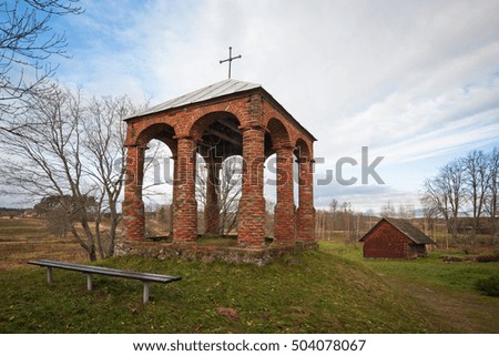 small churches in latvian country